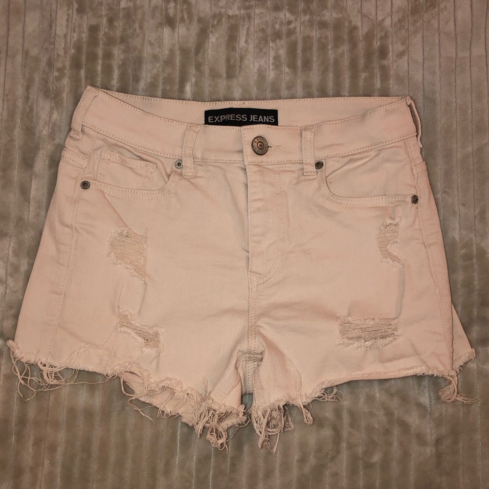 Express mid rise shorts